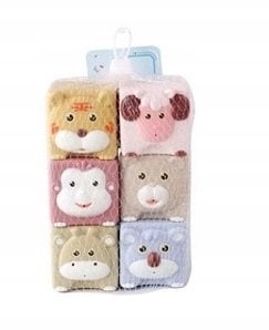 Zabawka dla malucha klocki miękkie zwierzątka