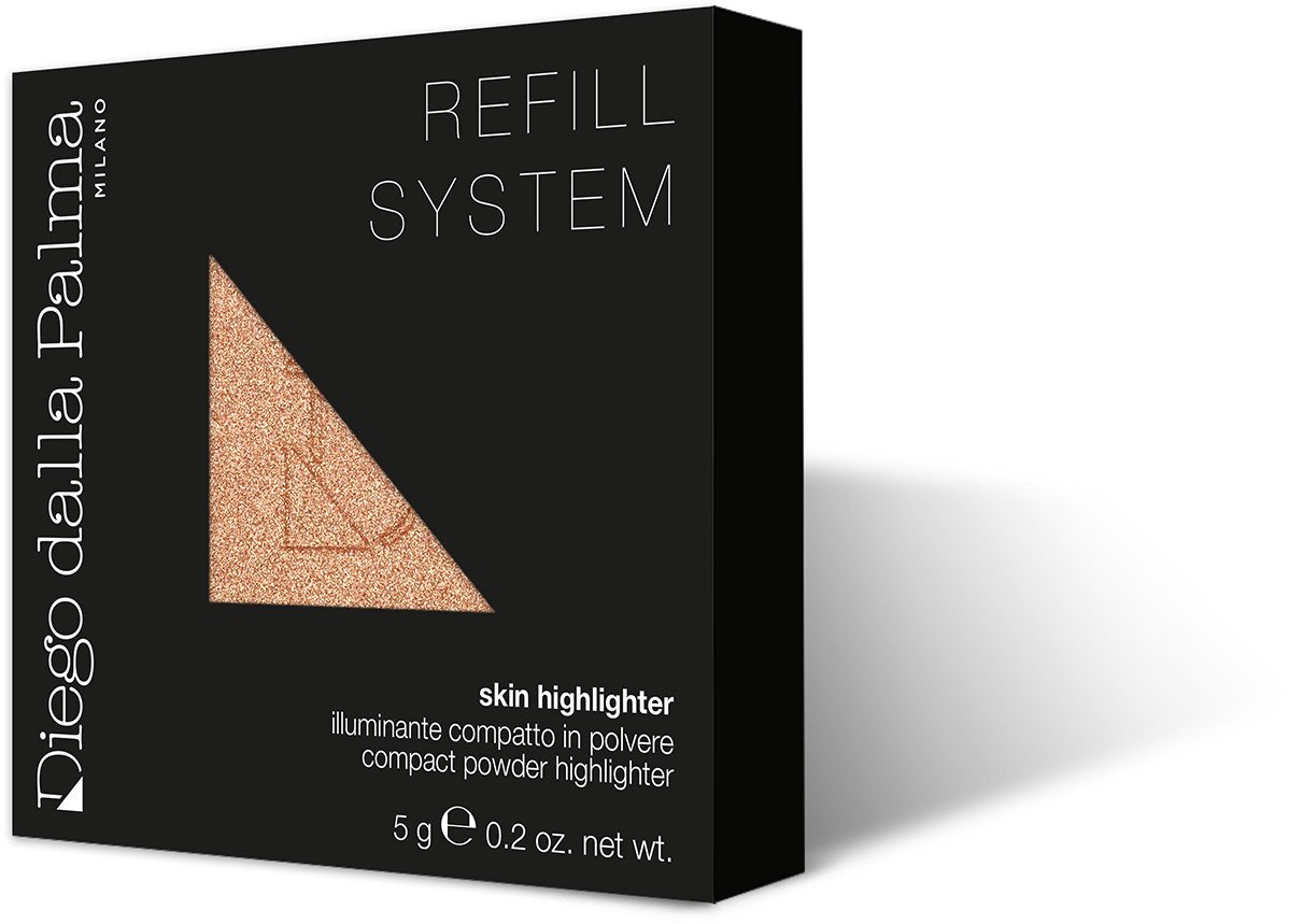 Diego Dalla Palma, Diego Dalla Palma, Blush Highlighter Compact, 135, Bronzo, 1 Shade, Refill, 5 g For Women