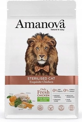 Amanova Cat Sterilised Exquisite Chicken - kurczak 6kg