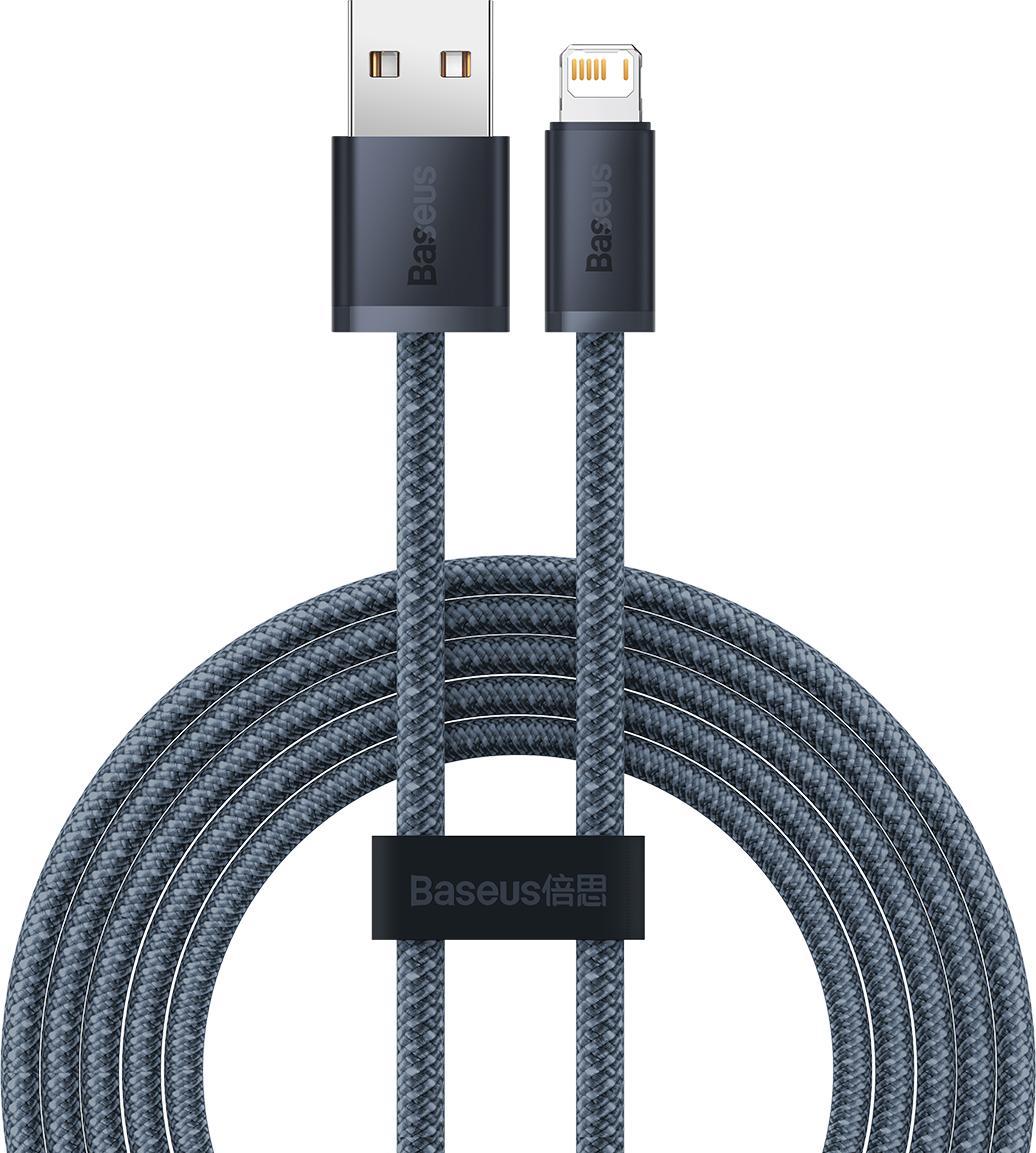 Kabel USB Baseus USB-A - Lightning 2 m Szary (CALD000516)
