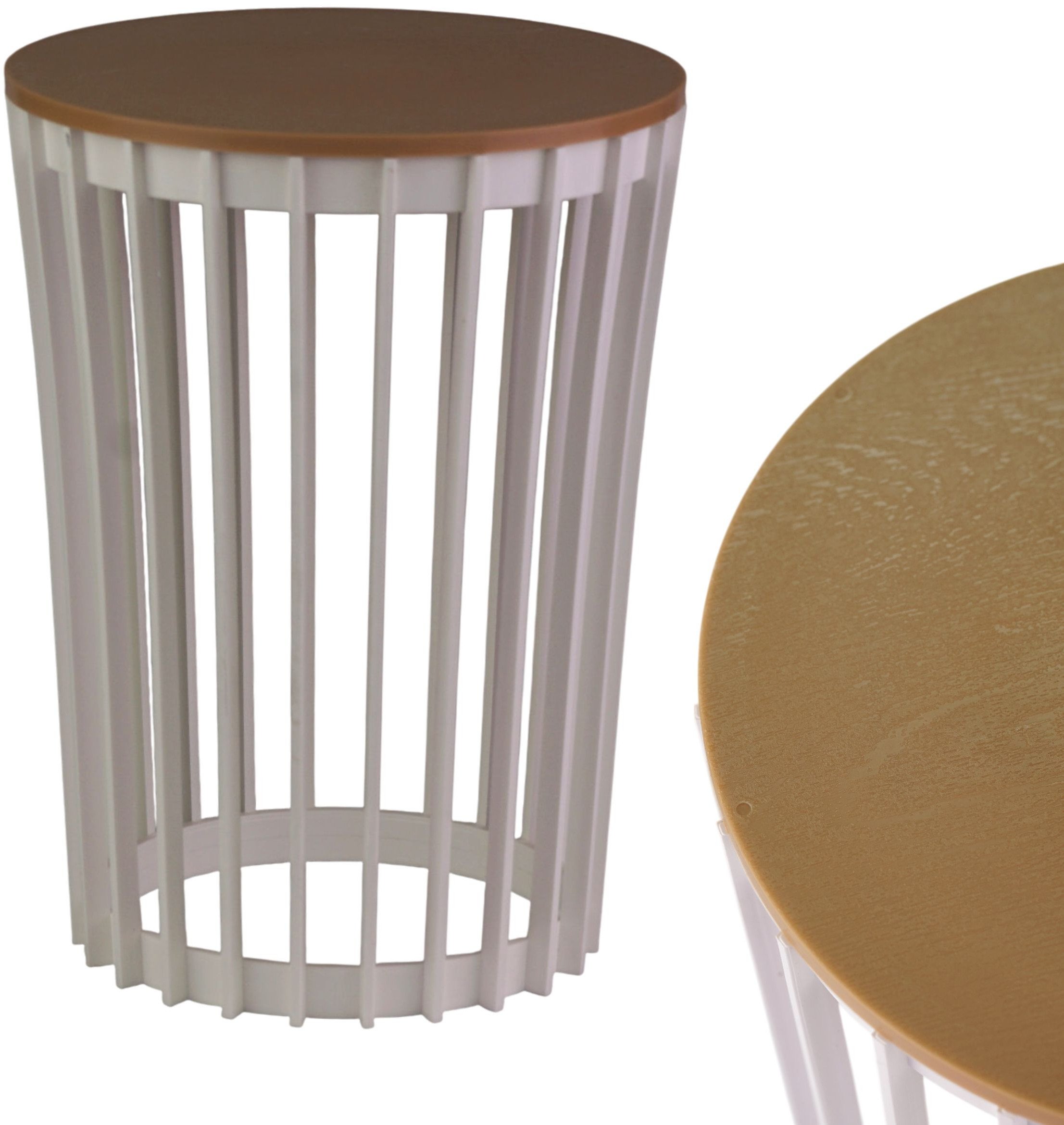 Kwietnik wysoki dwustronny Standy 40h Stojak na kwiaty + blat