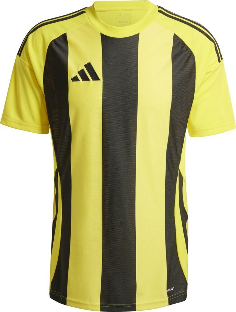 Adidas Koszulka męska adidas Striped 24 Jersey żółto-czarna IW2146 2XL