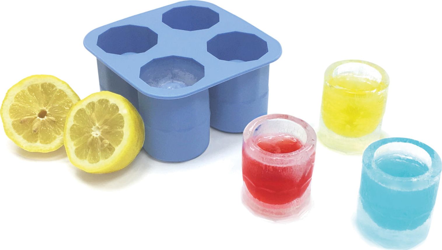 Hendi Kostkarka foremka do kostek lodu silikonowa 4 x KIELISZKI LODOWE DO SHOTÓW Kostkarka foremka do kostek lodu silikonowa 4 x KIELISZKI LODOWE DO S