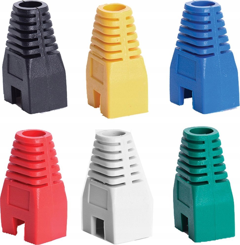 Organizer DigitalBOX Osłonka osłona odgiętka do wtyku RJ45 10 sztuk HQ