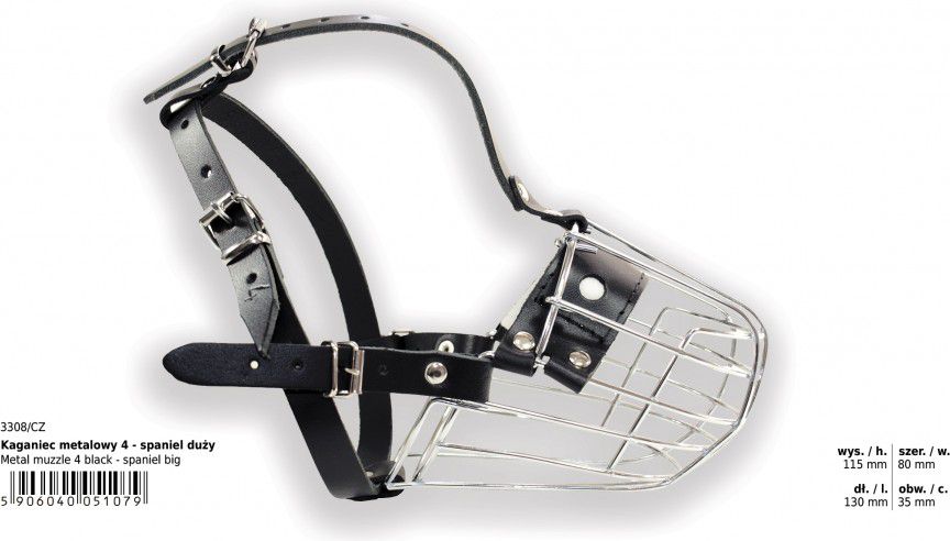 Dino Kaganiec metalowy - 4 Duży Spaniel