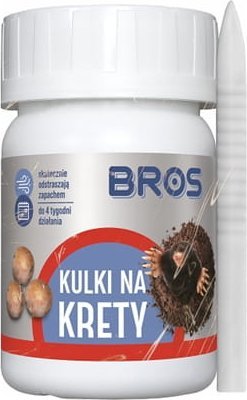 Bros Kulki odstraszające krety 90g Skuteczne odstraszanie zapachem