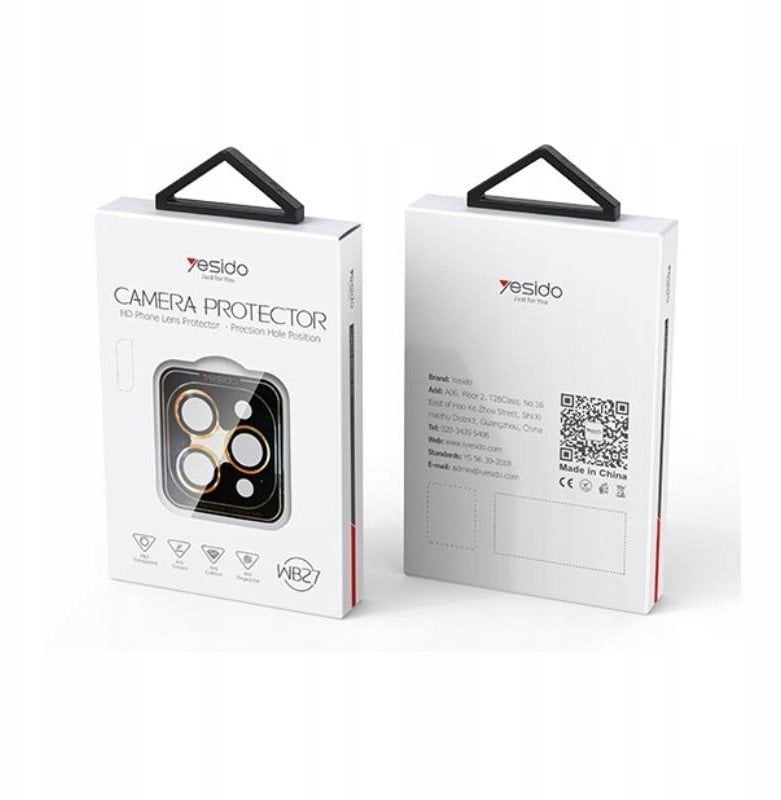 yesido Lens Protector WB27 iPhone 16 SILVER / SREBRNY