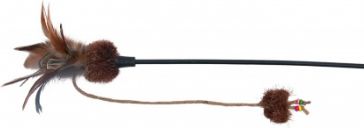 Trixie WĘDKA PIÓRA Z KOCIMIĘTKĄ 54cm