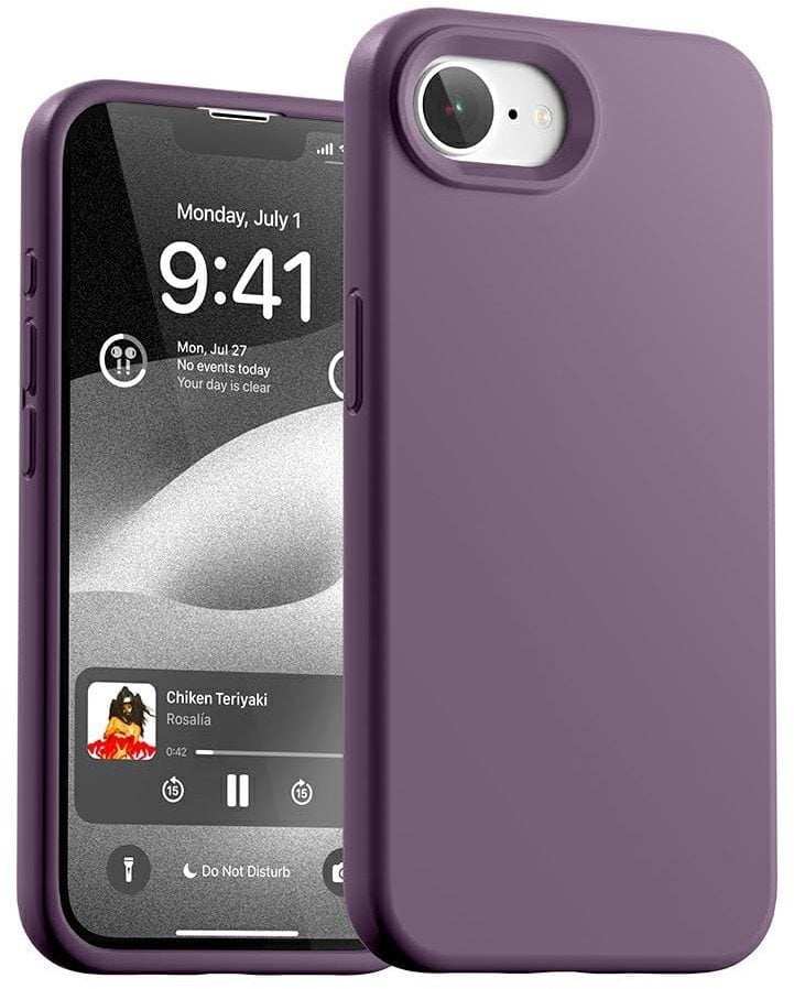 Etui Mercury Silicone do iPhone 16e fioletowy