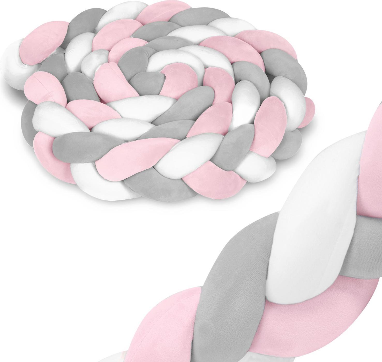 Ricokids Otulacz do łóżeczka 3m - różowy