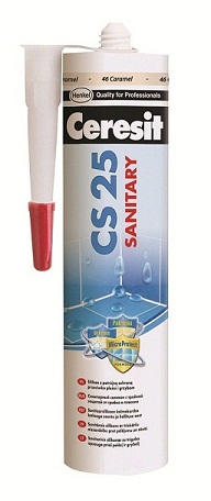 Ceresit Silikon sanitarny MicroProtect CS 25 chocolate 280ml