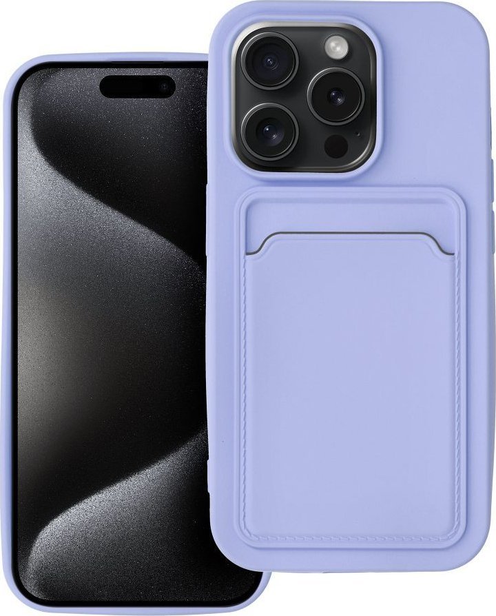 OEM Futerał CARD CASE do IPHONE 15 Pro fioletowy