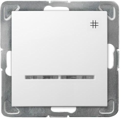 Ospel Łącznik krzyżowy Impresja z podświetleniem biały (ŁP-4YS/m/00)