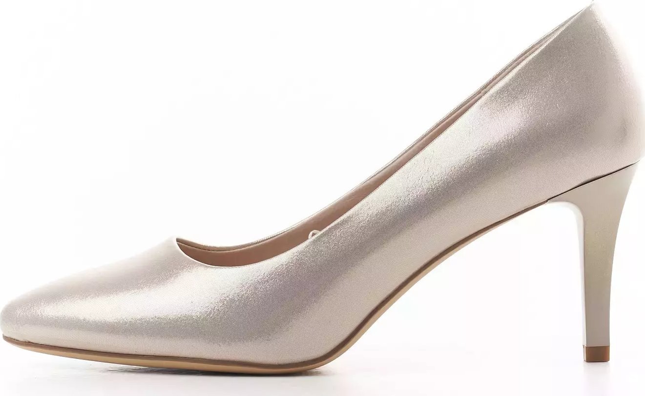 Sergio Leone Półbuty damskie D1336ZLBL złote 40