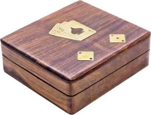 Triton Kości do gry i talia kart w pudełku WB114AZ