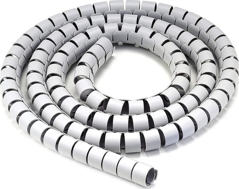 Spiralna osłona kablowa, elastyczna, organizer, średnica 2mm, długość 30m