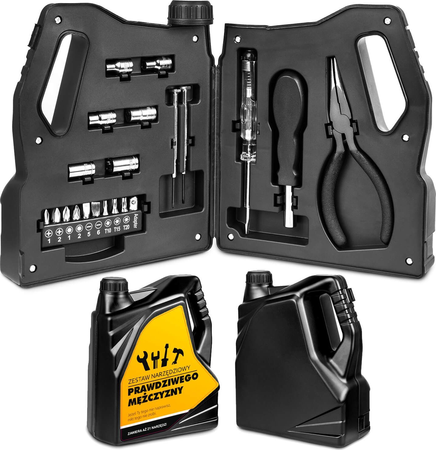 Zestaw narzędzi ZOLTA Zestaw narzędzi śrubokręt bity szczypce nasadki