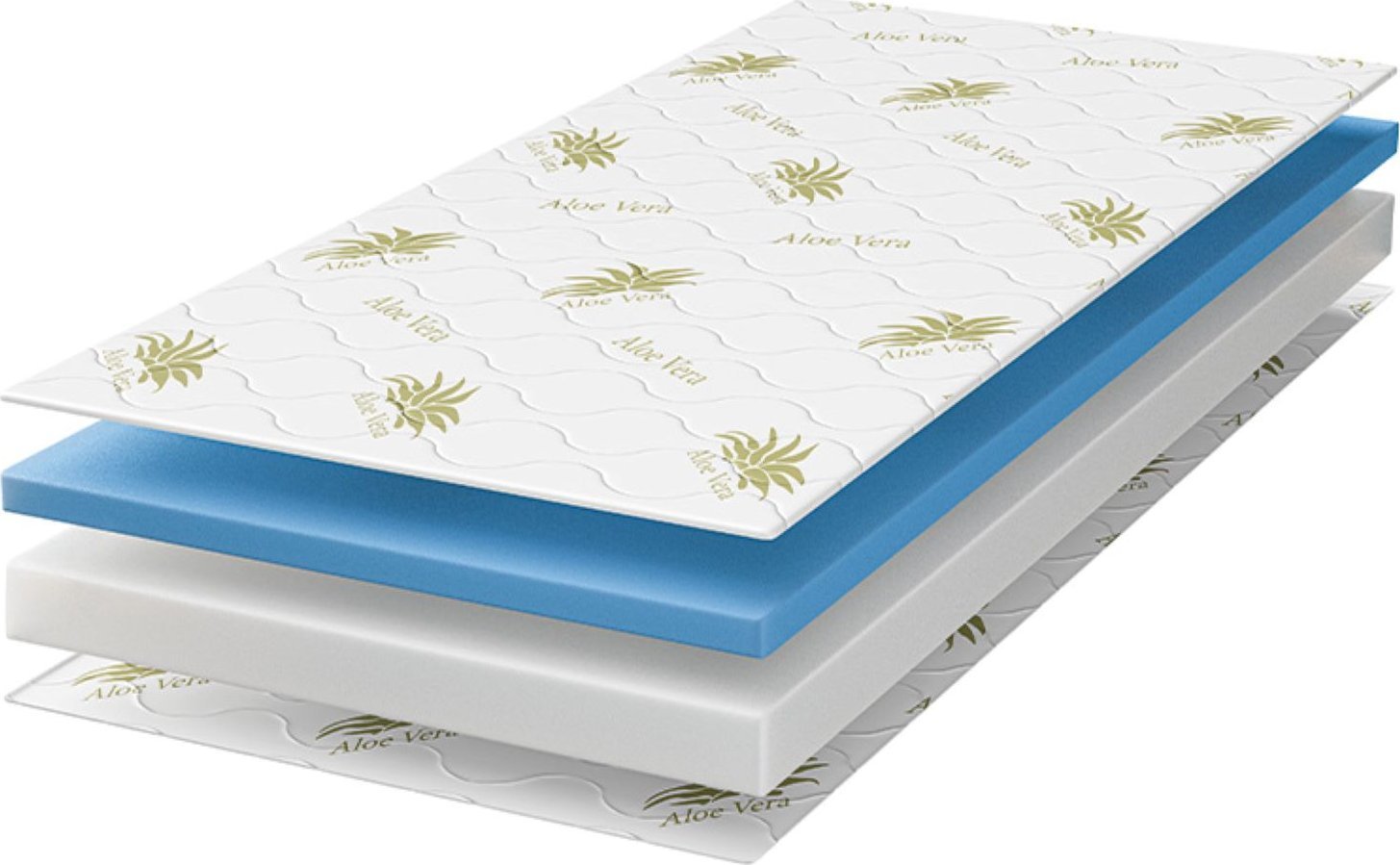 Tompol Materac 180x200 cm piankowy visco + HR Activ miękki z pokrowcem 22 cm H2 H3