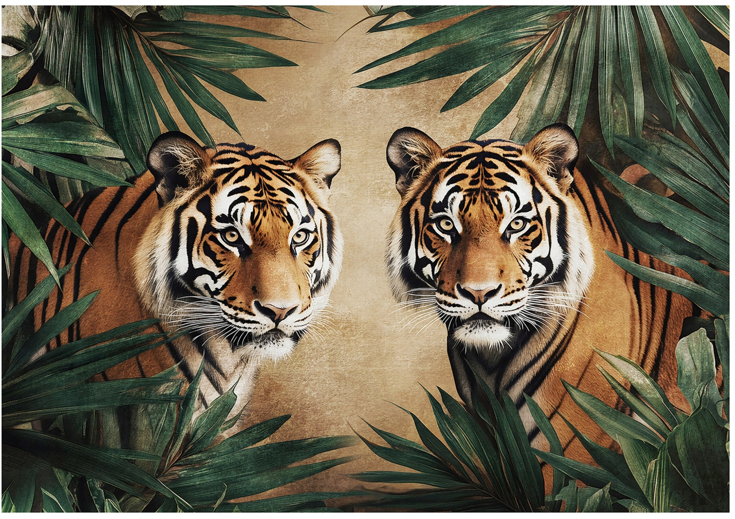 Fototapeta Winylowa Tygrys Zwierzęta Do Sypialni Salonu 416x254