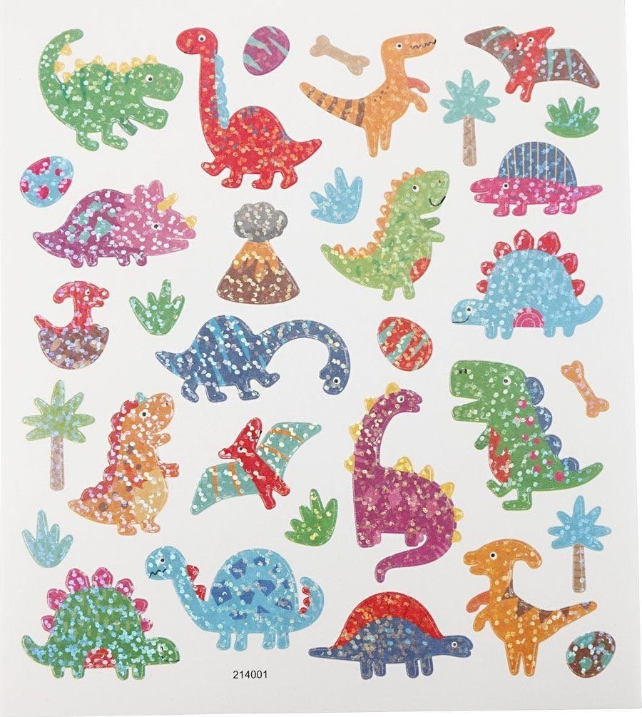 Naklejki Holograficzne Dinozaury