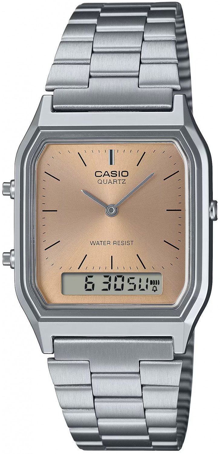 Zegarek męski Casio AQ-230A-4AMQYES srebrny