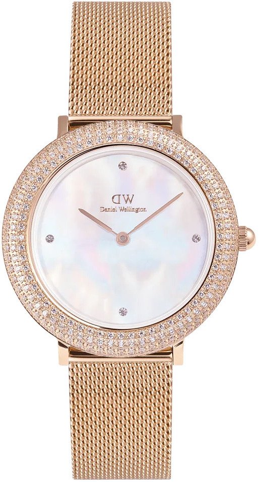 Zegarek damski Daniel Wellington DW00100823 CYRKONIE różowe złoto