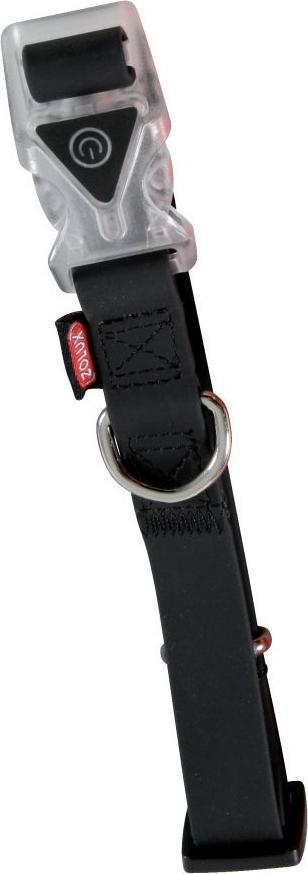 Zolux ZOLUX Obroża silikonowa regul. 25 mm kol. czarny