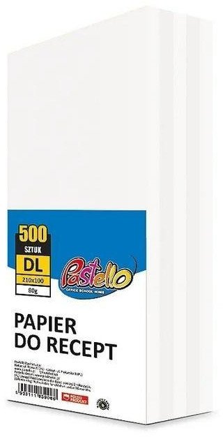 Papier ksero 210x100mm 80g 500 arkuszy biały