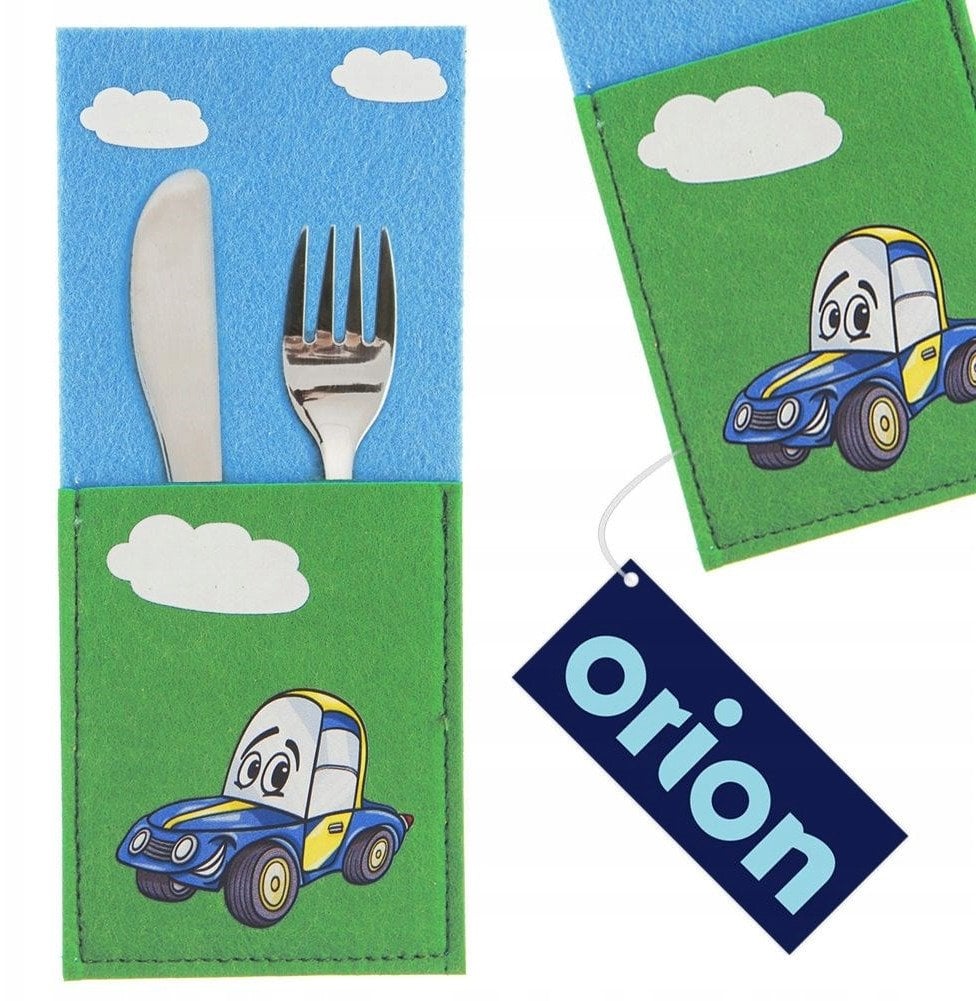 Orion Pokrowiec etui na sztućce AUTO 21x9 cm