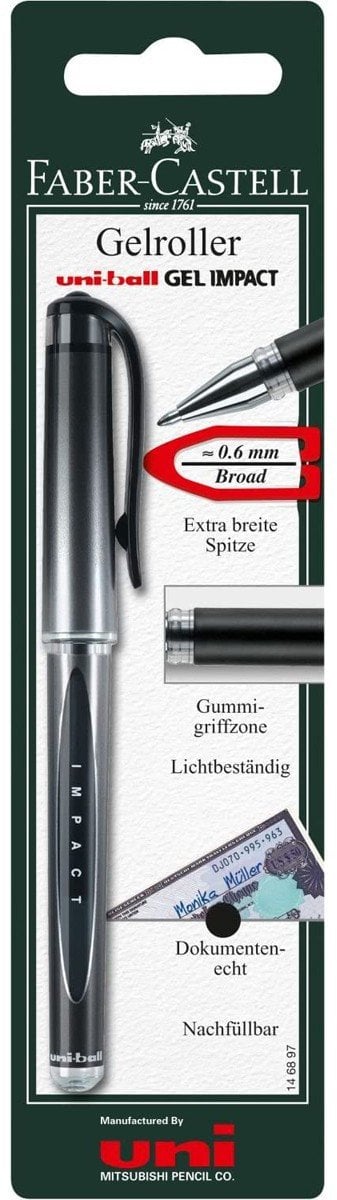 Mitsubishi Gelroller UB GEL IMPACT schwarz BK