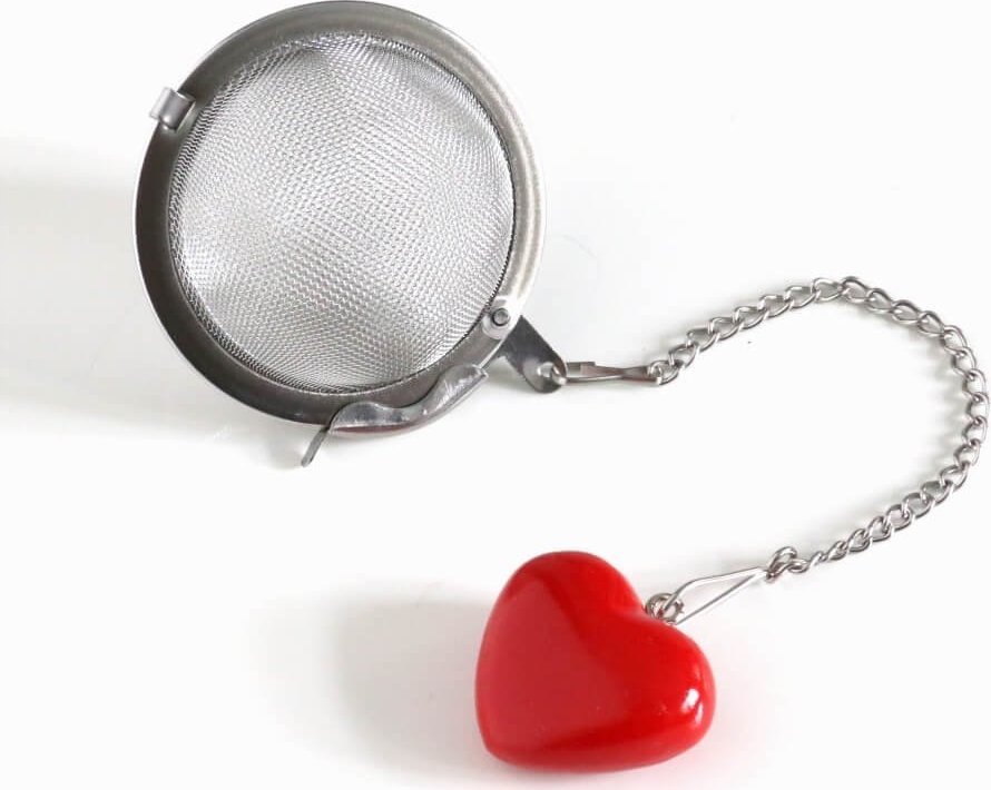 Cup&You Kulka zaparzacz do herbaty z serduszkiem prezent