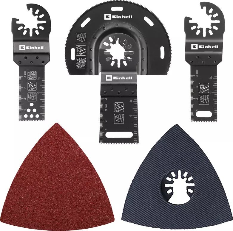 Einhell Einhell multi-tool set for wood, metal, plastic, 17 pieces, grinding wheel (for multi-function tools)