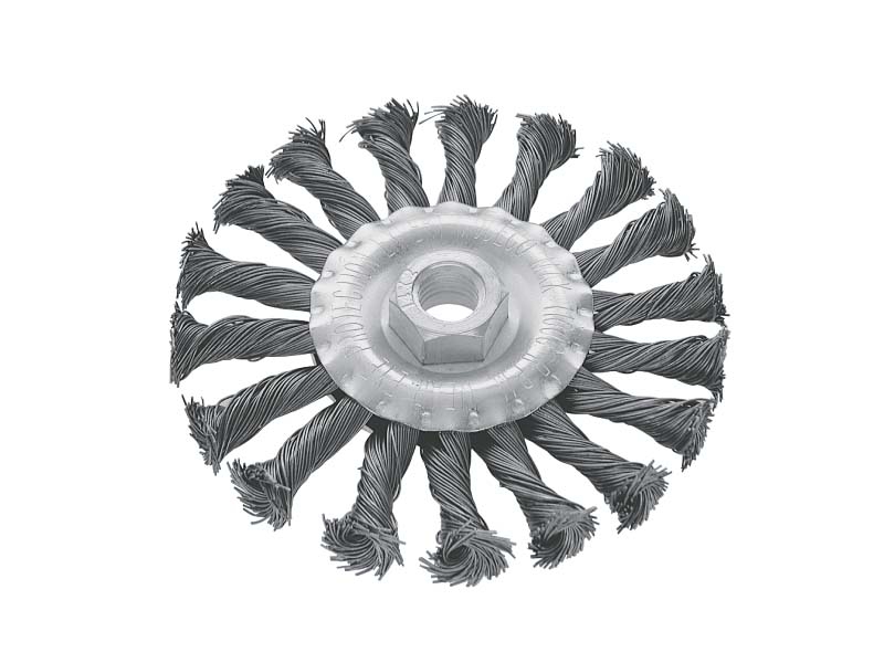 Modeco Szczotka druciana tarczowa do szlifierki stalowa 115mm - MN-69-112