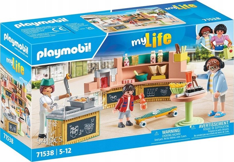 Playmobil Zestaw My Life 71538 Bar z przekąskami