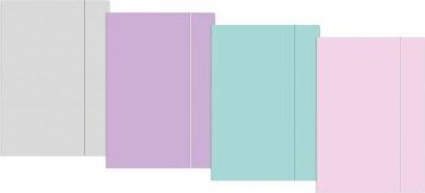 Interdruk Teczka z gumką A5+ Pastel (10szt)