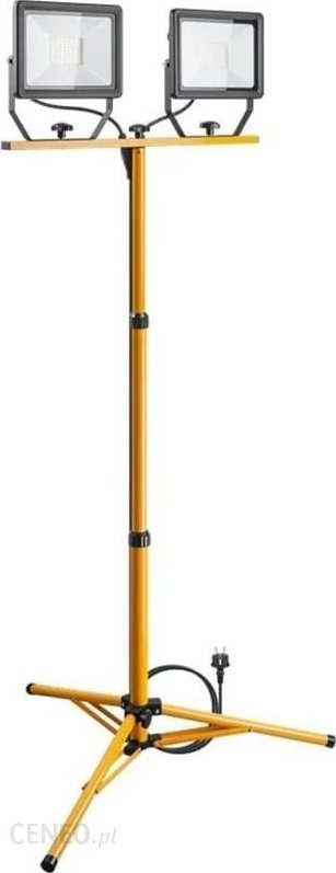 Naświetlacz Goobay Reflektor budowlany LED ze statywem teleskopowym, 2 x 50 W 49984