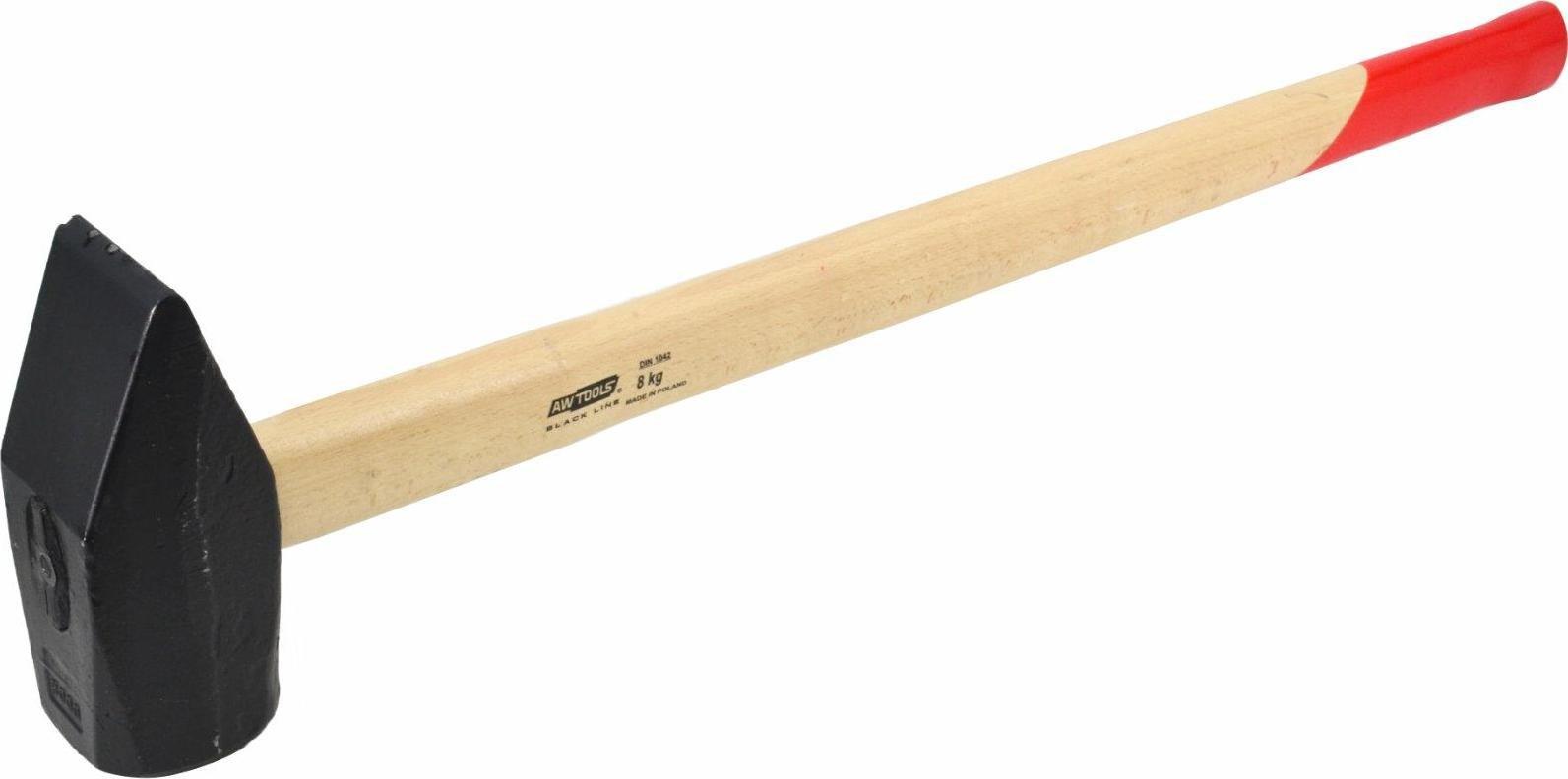 AWTools AWTOOLS MŁOTEK KOWALSKI 8,0 kg TRZONEK DREWNIANY BLACK LINE AW32045BL