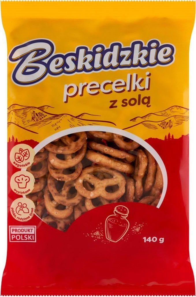 Beskidzkie Beskidzkie Precelki z solą 140 g