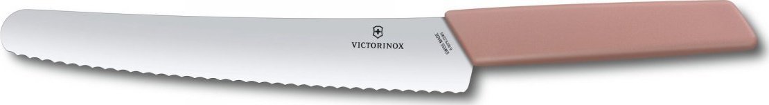 Victorinox Nóż do chleba i ciast, ostrze ząbkowane, 22 cm, różowy Victorinox 6.9076.22W5B