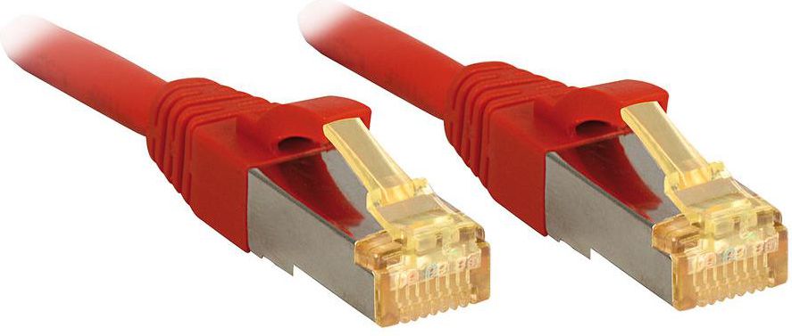 Lindy Patchcord Cat.7, S/FTP, PIMF, LSOH, 2m, czerwony (47294)