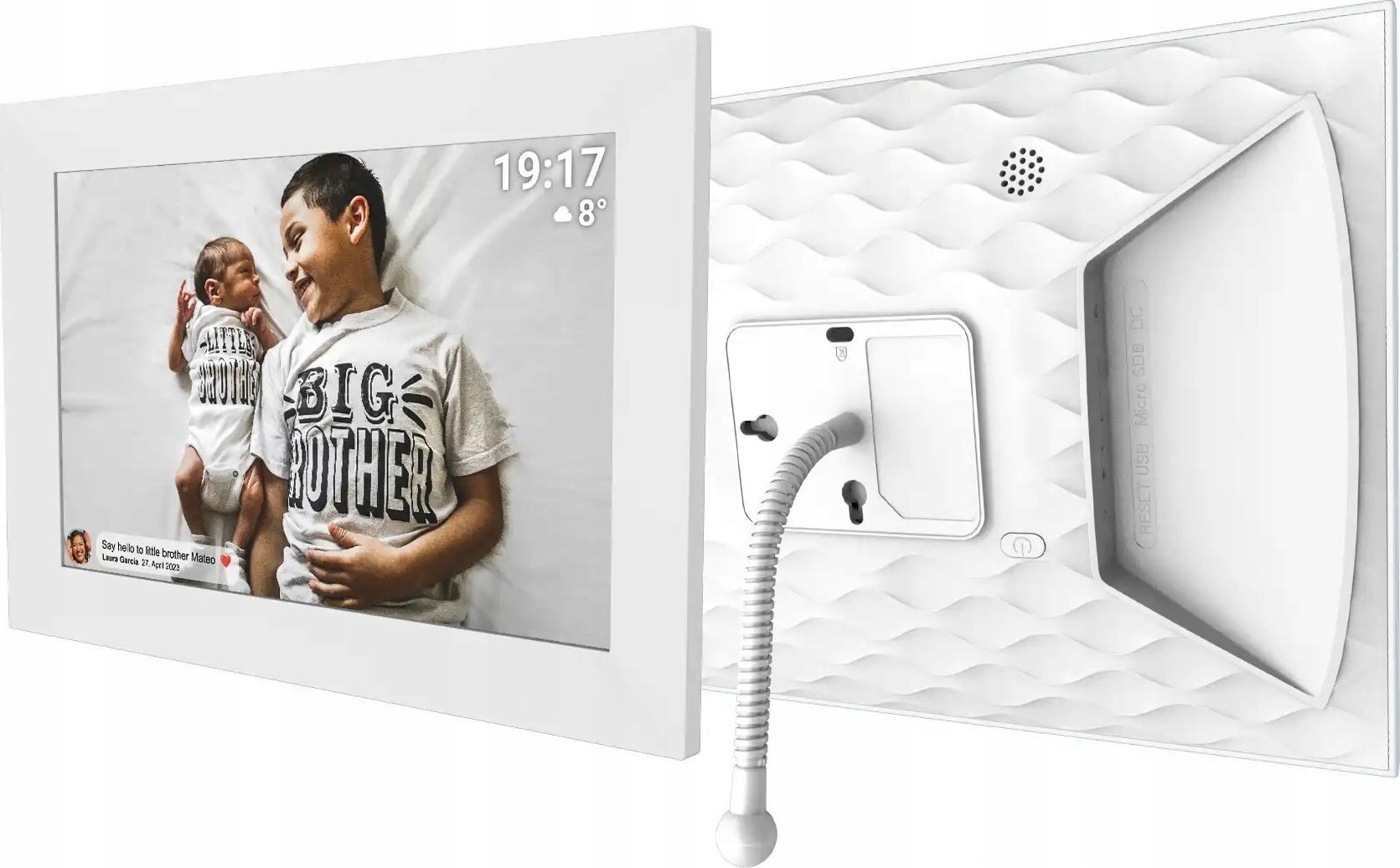 Ramka cyfrowa Denver Frameo PFF-1026 biały