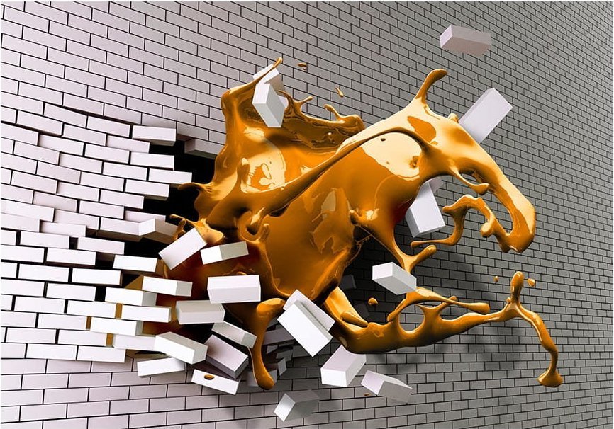 DecoNest Fototapeta - Szafranowe natchnienie - 300X210