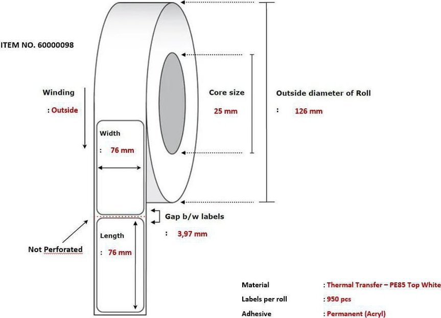 Capture Label 76x76 - Core 25.