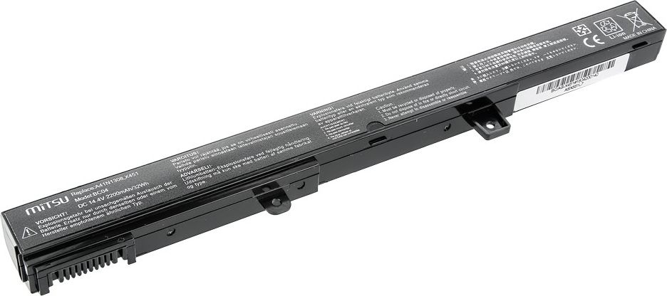 Bateria Mitsu do Asus X451, X551, 2200 mAh, 14.4 V (BC/AS-X451)