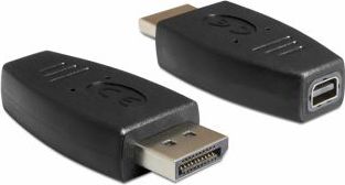 Adapter AV Delock DisplayPort - DisplayPort Mini czarny (65237)