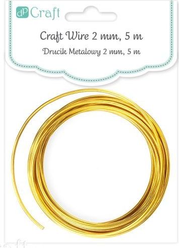 DP Craft Drucik metalowy DPCRAFT 2mm 5m - złoty Dalprint