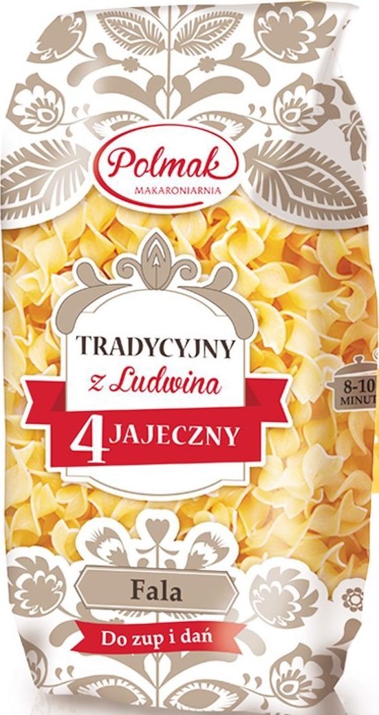 Pol-Mak Polmak Makaron Tradycyjny 4 jajeczny fala 250 g