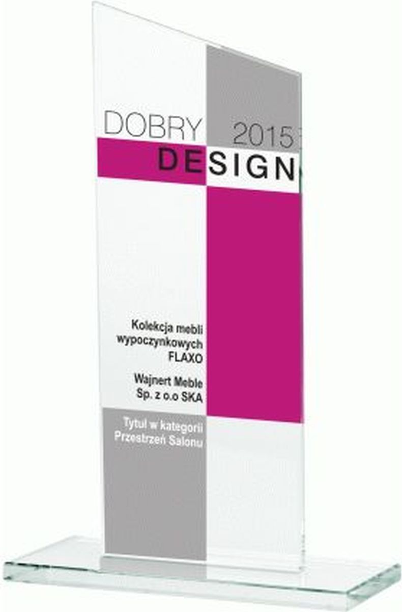 VS Trofeum szklanie z nadrukiem kolorowym LuxorJet