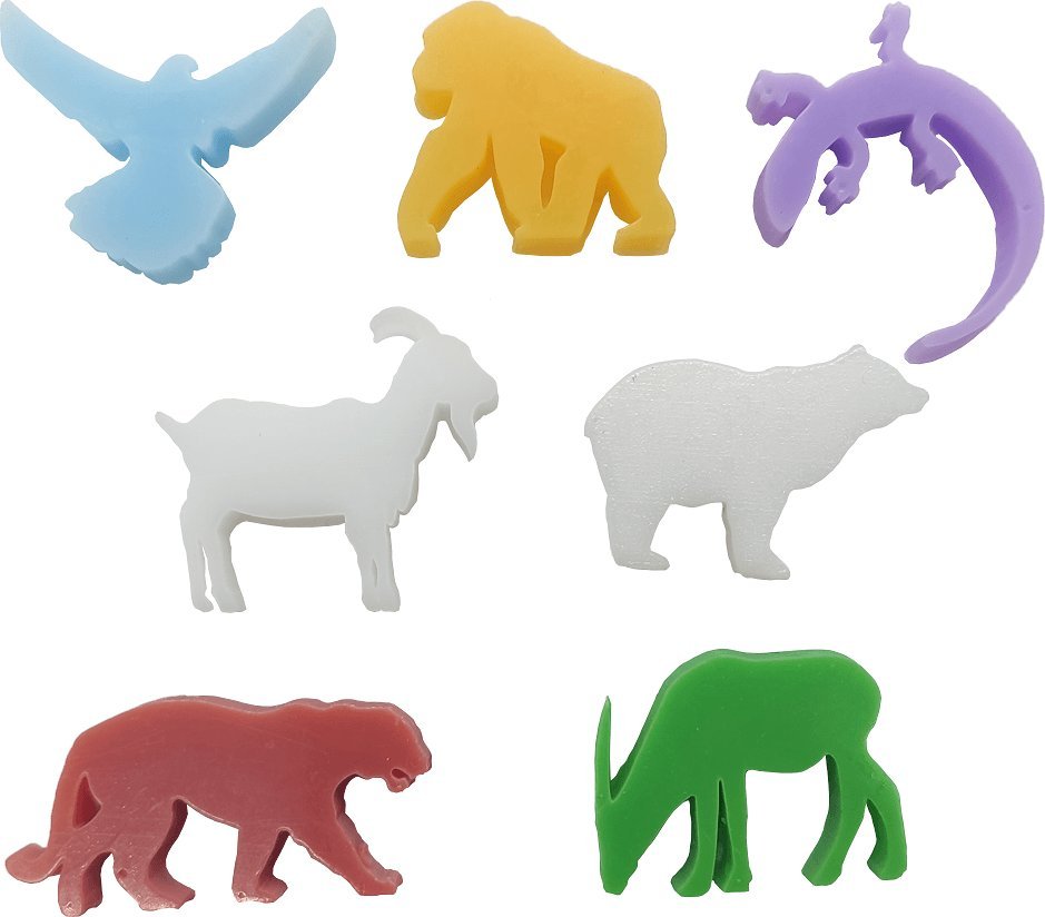 Ark Nova: Zestaw znaczników zwierząt