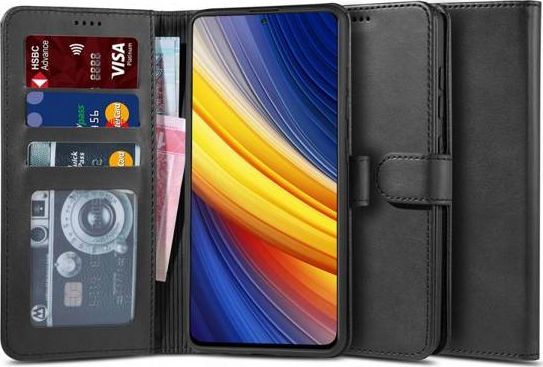 Tech-Protect Wallet 2 Etui Xiaomi Poco X3 Czarne